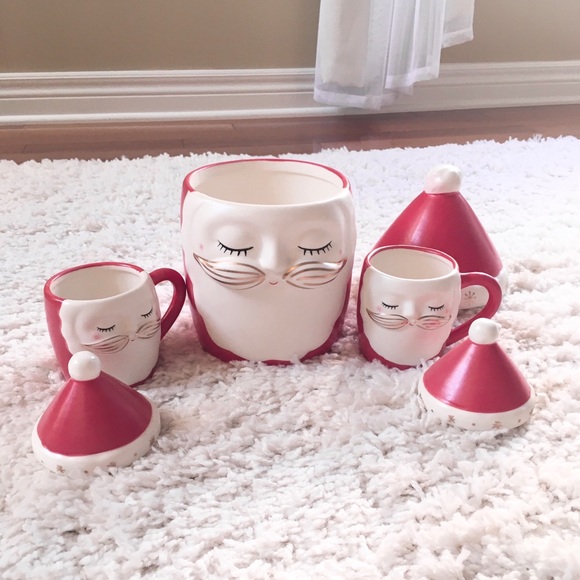 Santa canister and cups - Picture 3 of 8